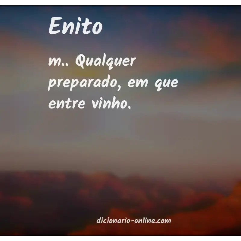 Significado de enito