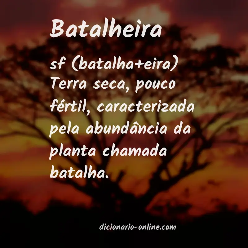 Significado de batalheira