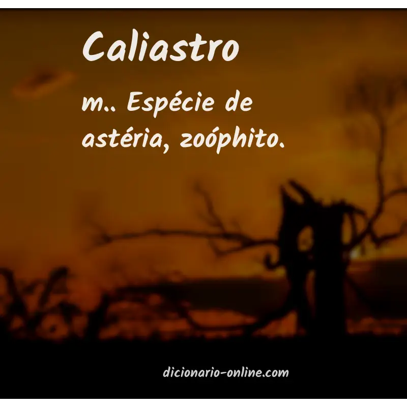 Significado de caliastro