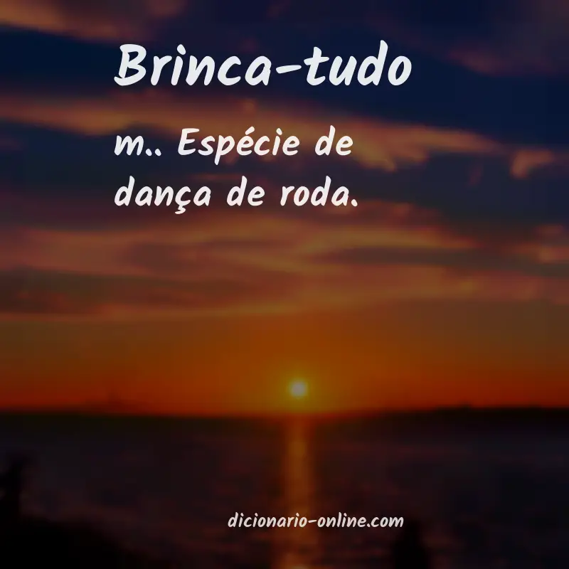 Significado de brinca-tudo