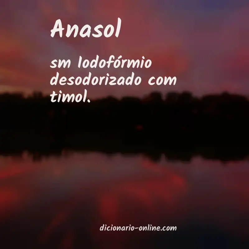 Significado de anasol