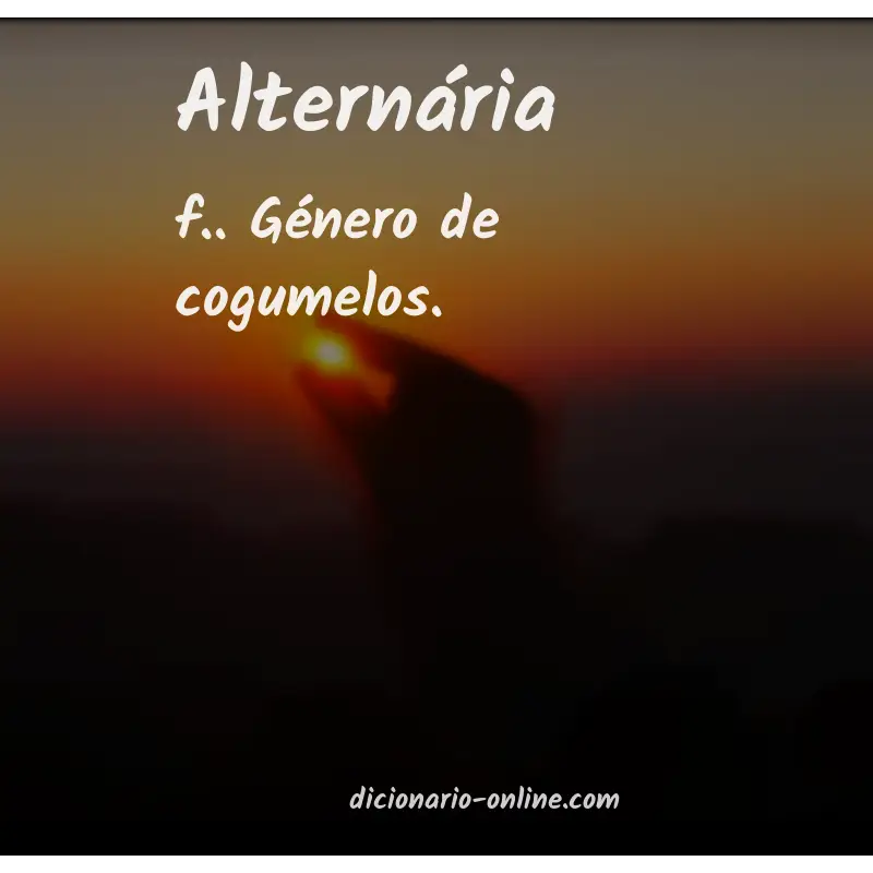 Significado de alternária