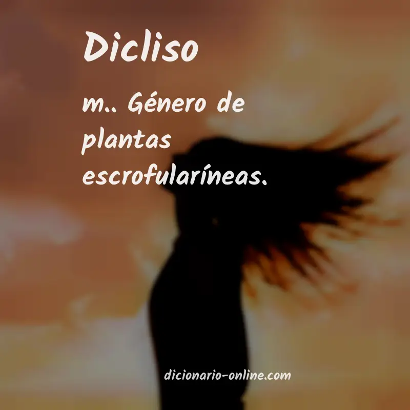 Significado de dicliso