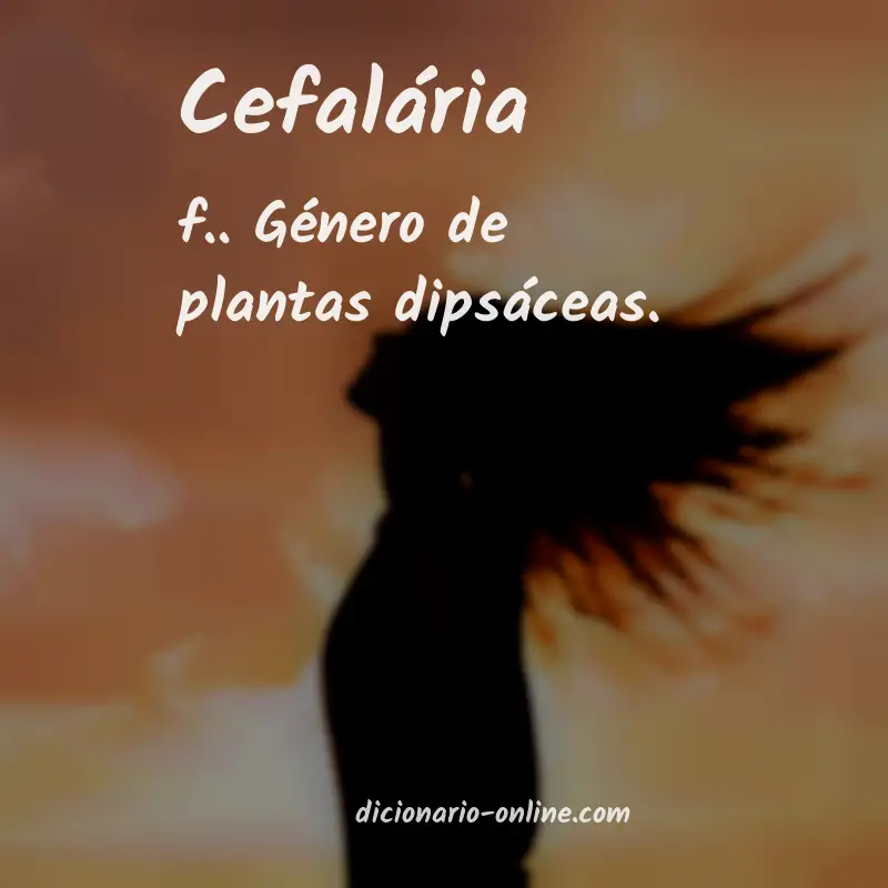 Significado de cefalária