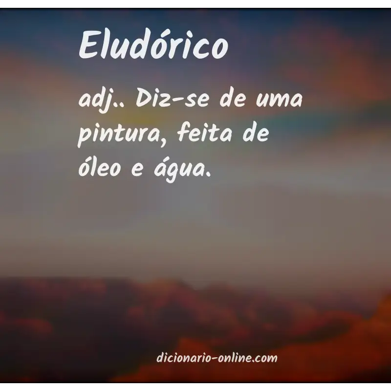Significado de eludórico
