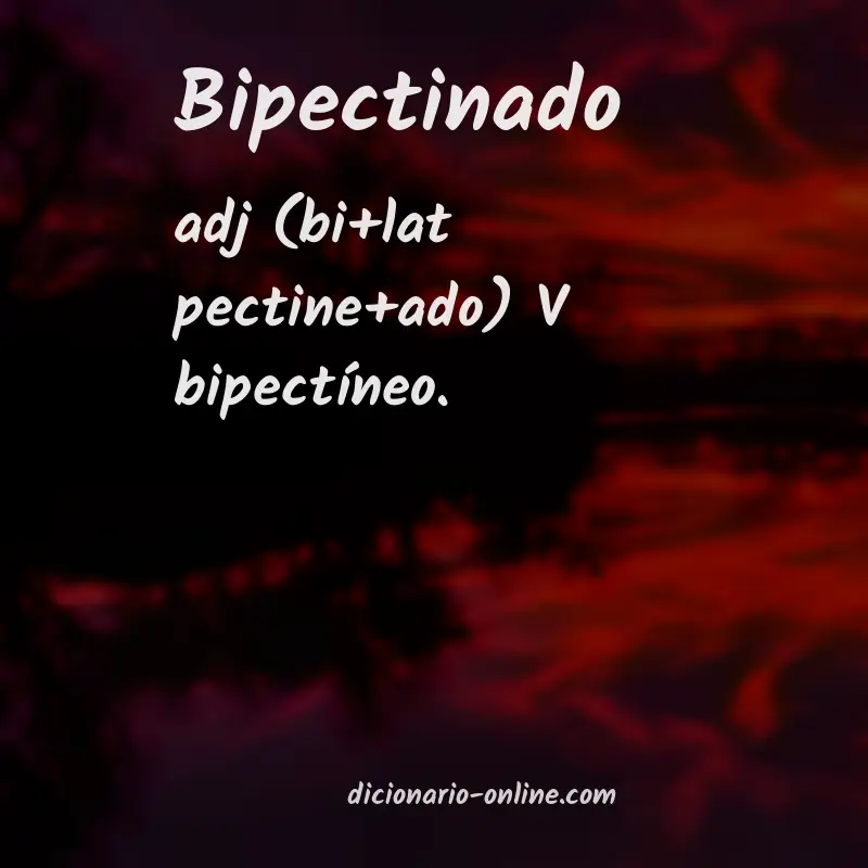 Significado de bipectinado