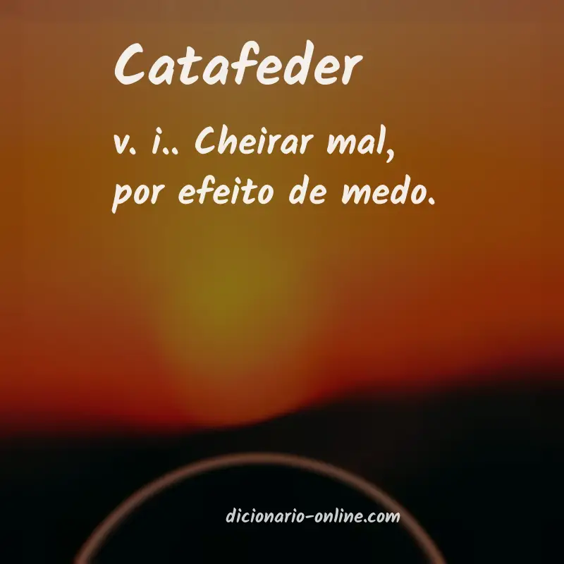 Significado de catafeder