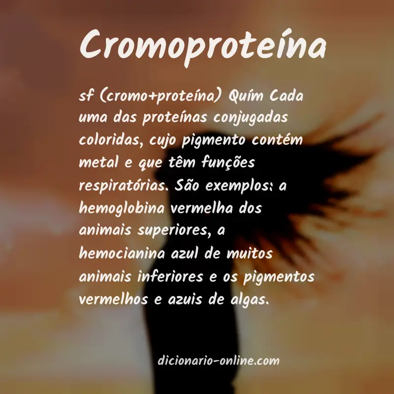 Significado de cromoproteína