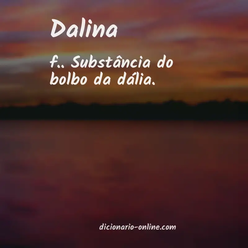 Significado de dalina