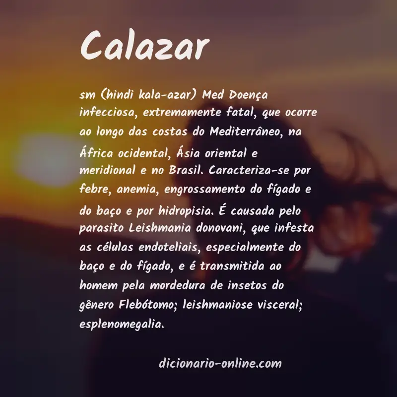 Significado de calazar