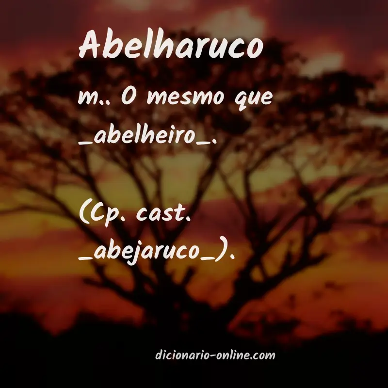 Significado de abelharuco