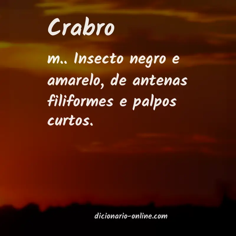 Significado de crabro