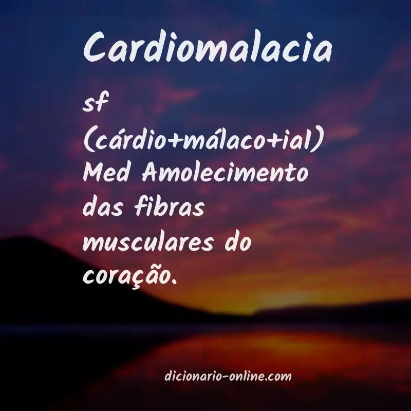 Significado de cardiomalacia