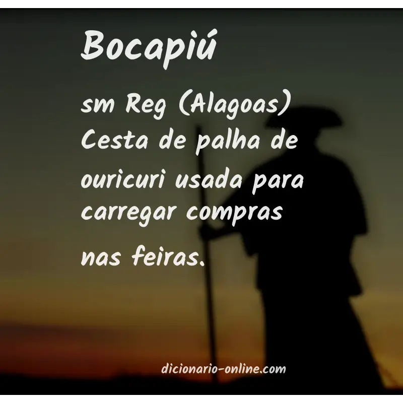 Significado de bocapiú