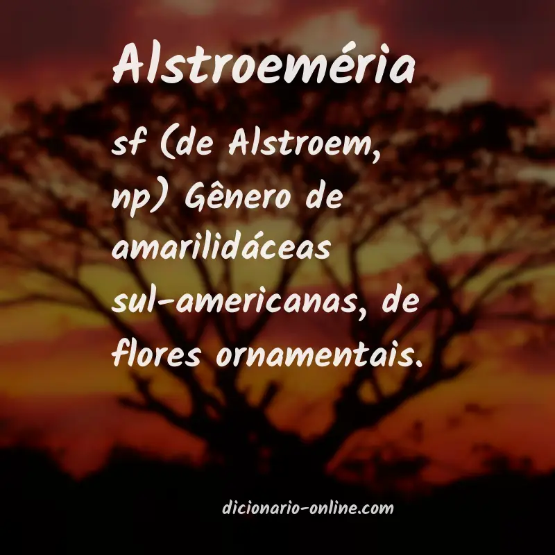 Significado de alstroeméria