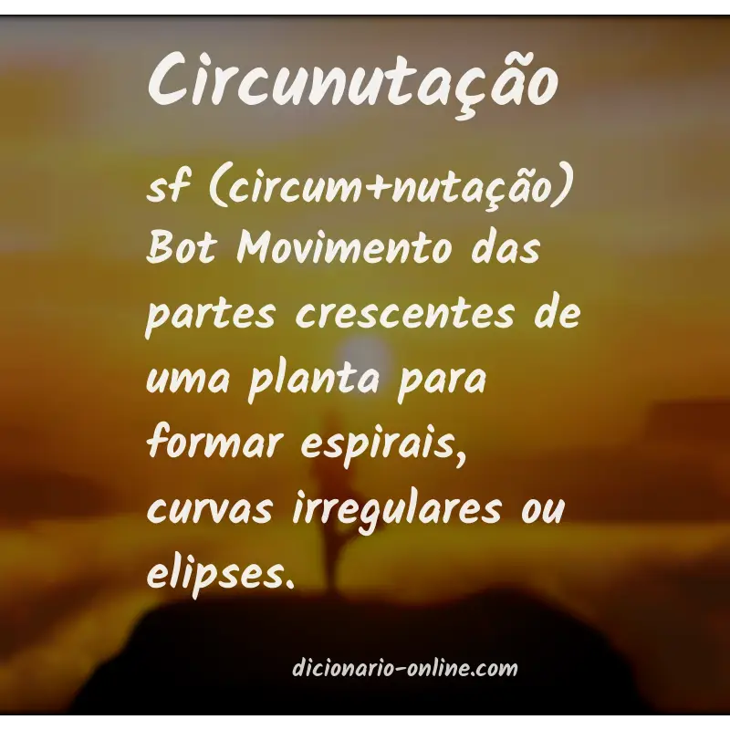Significado de circunutação