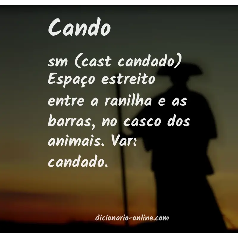Significado de cando