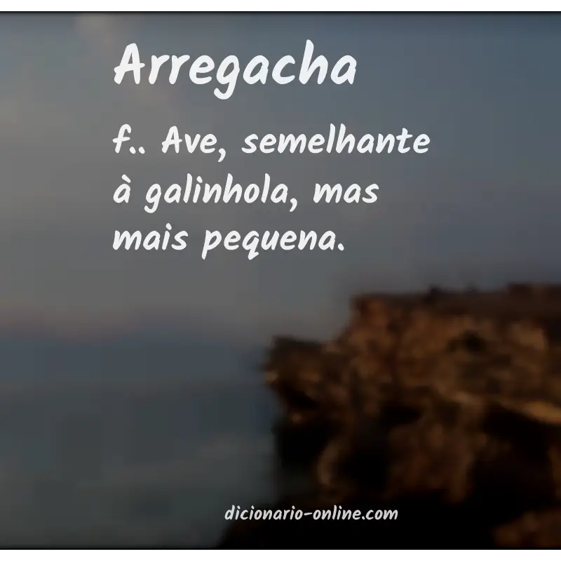 Significado de arregacha