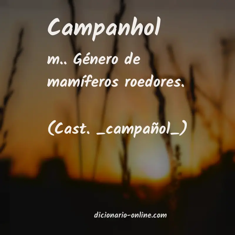 Significado de campanhol