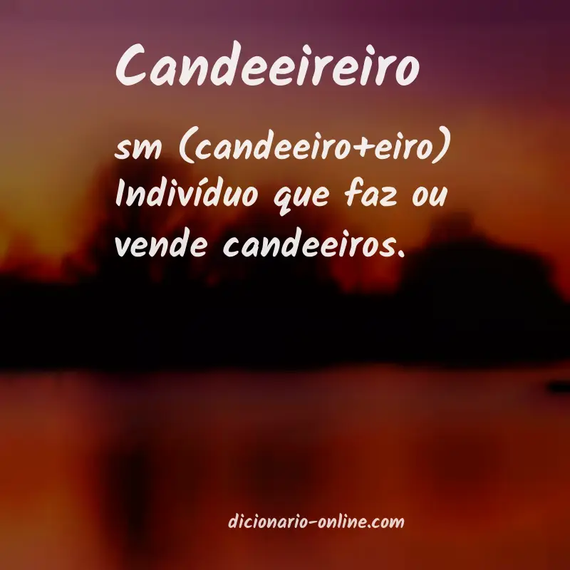 Significado de candeeireiro