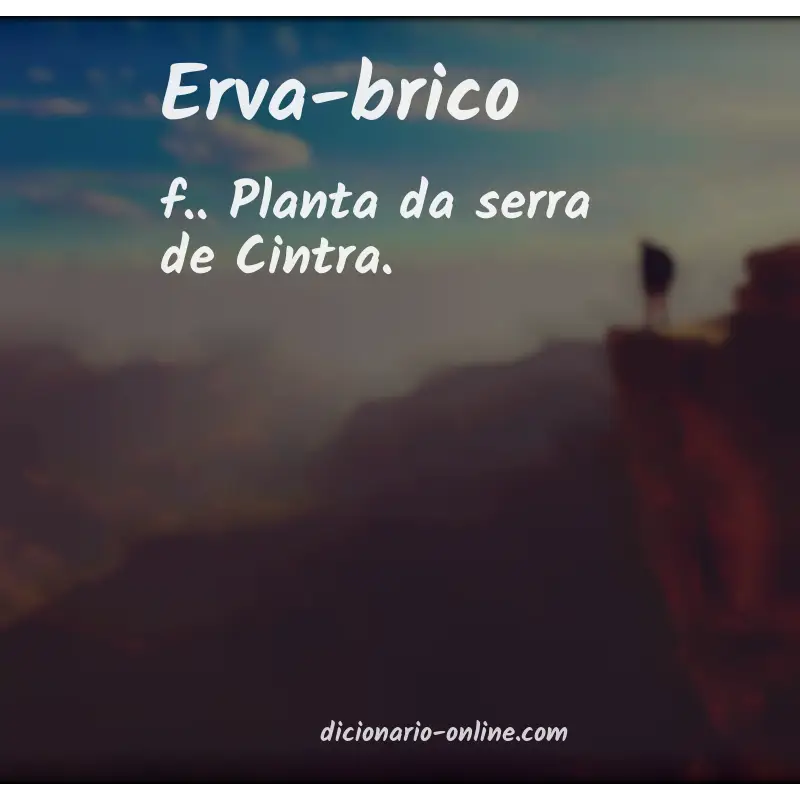 Significado de erva-brico