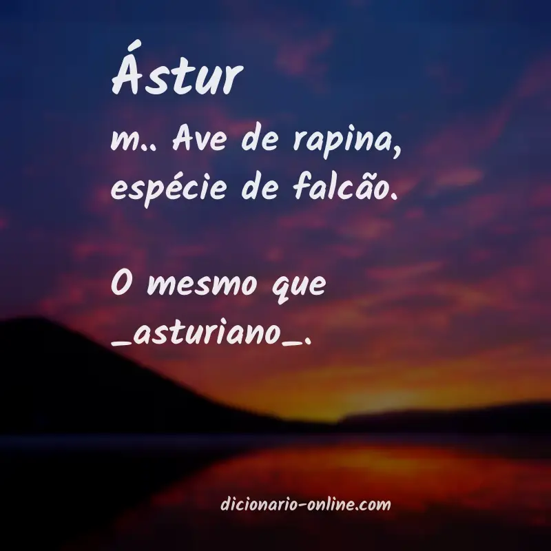 Significado de ástur