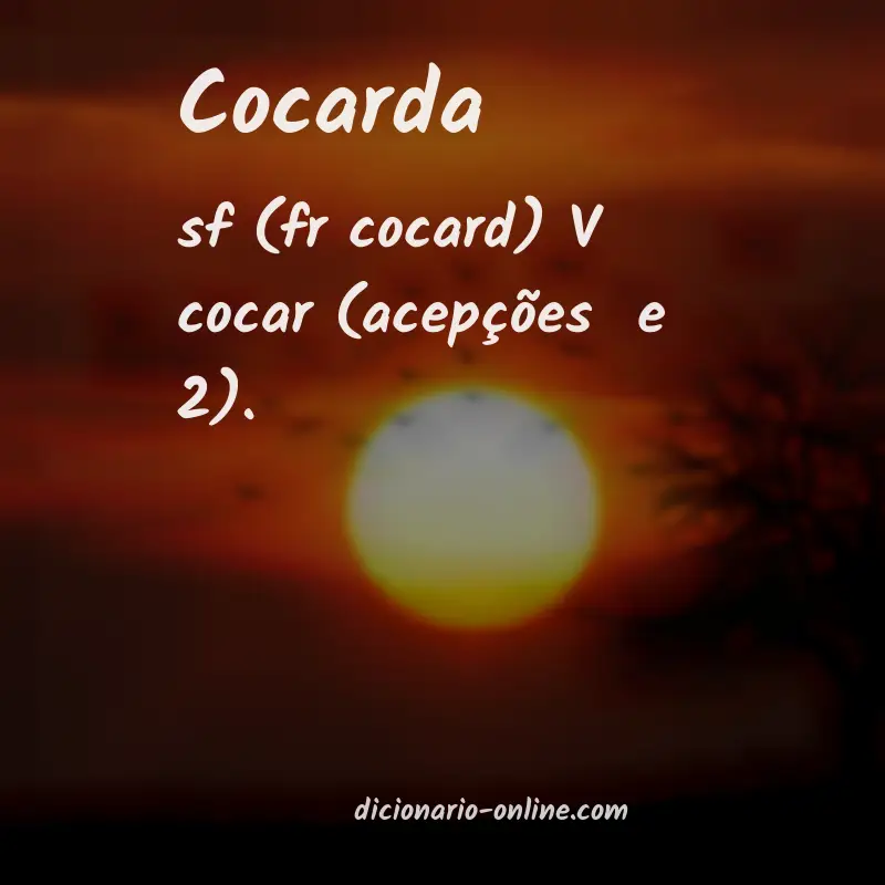Significado de cocarda
