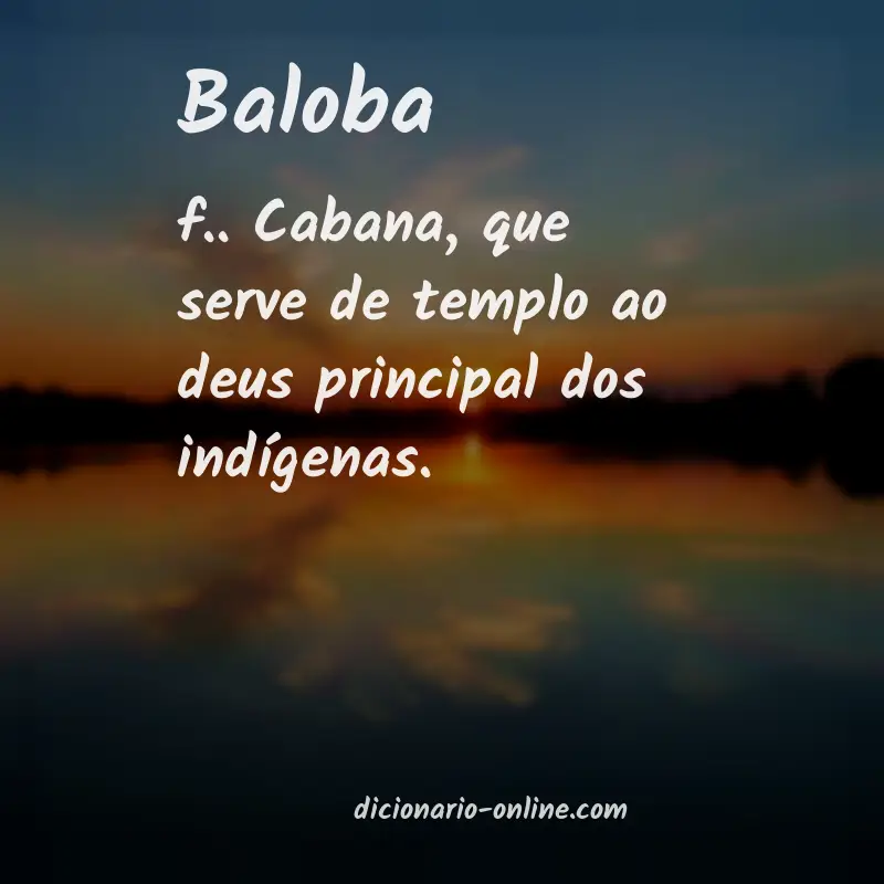 Significado de baloba