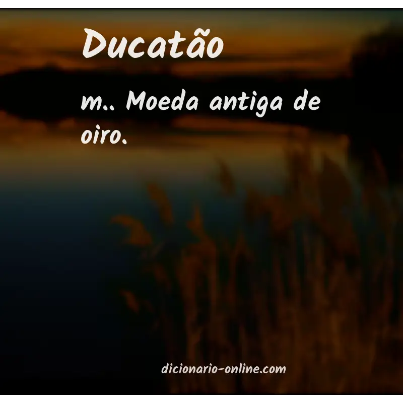 Significado de ducatão