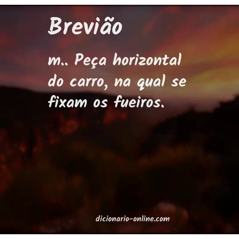 Significado de brevião