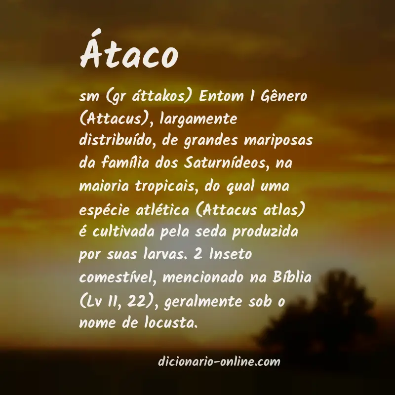Significado de átaco