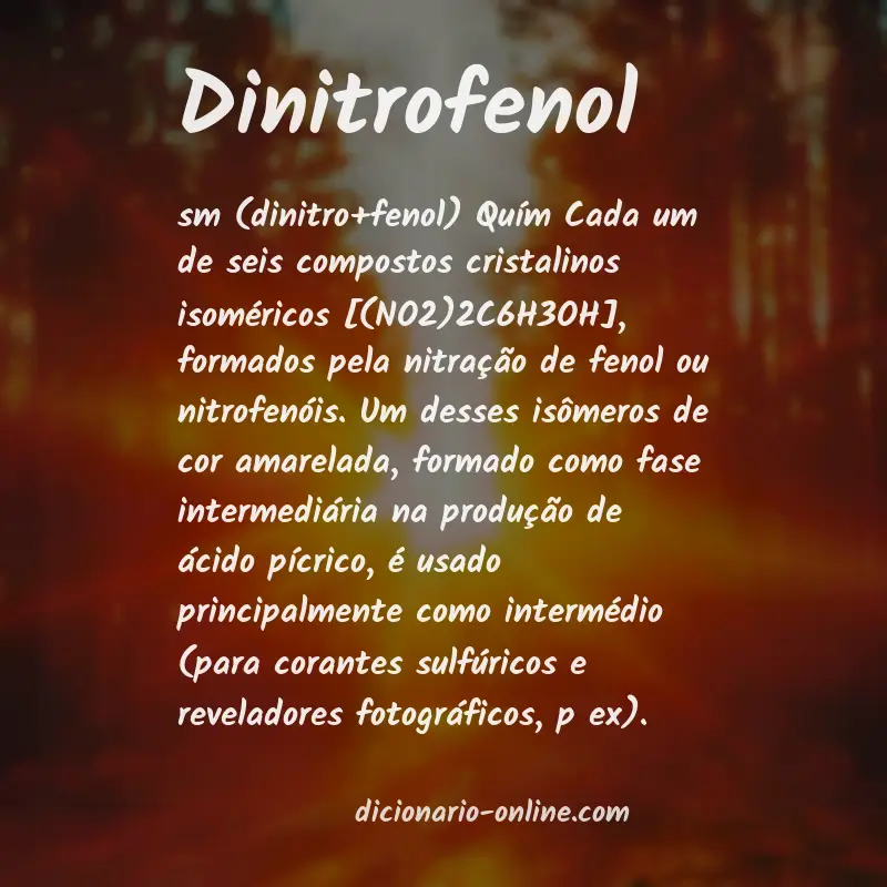 Significado de dinitrofenol