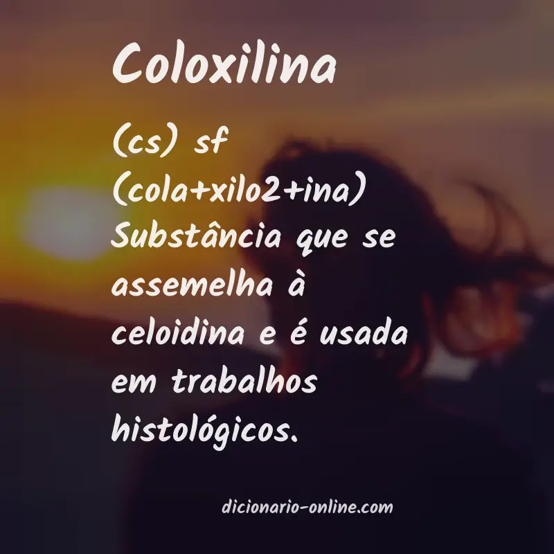 Significado de coloxilina