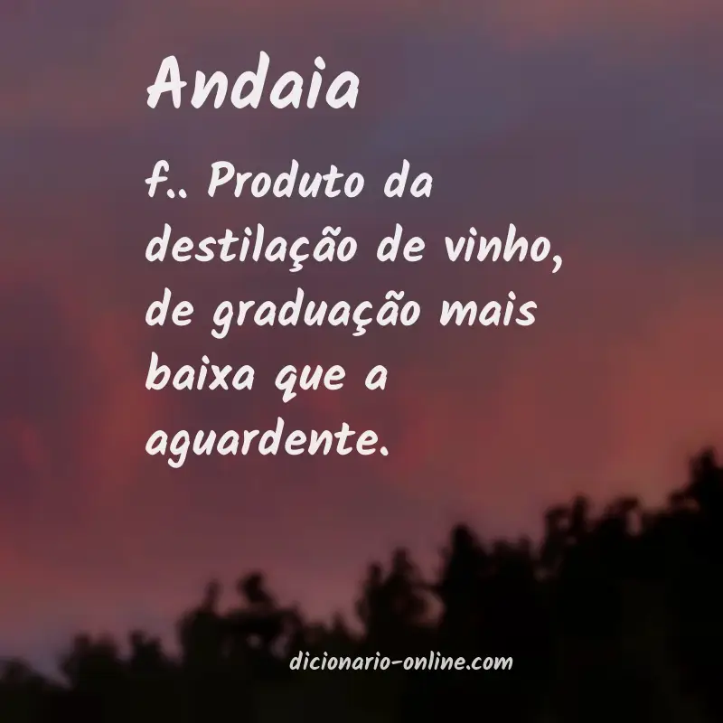 Significado de andaia