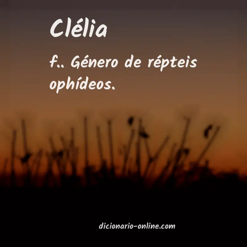 Significado de clélia