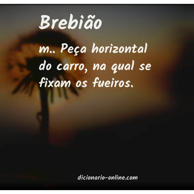 Significado de brebião