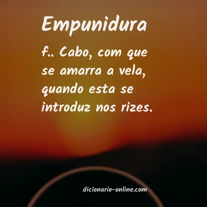 Significado de empunidura