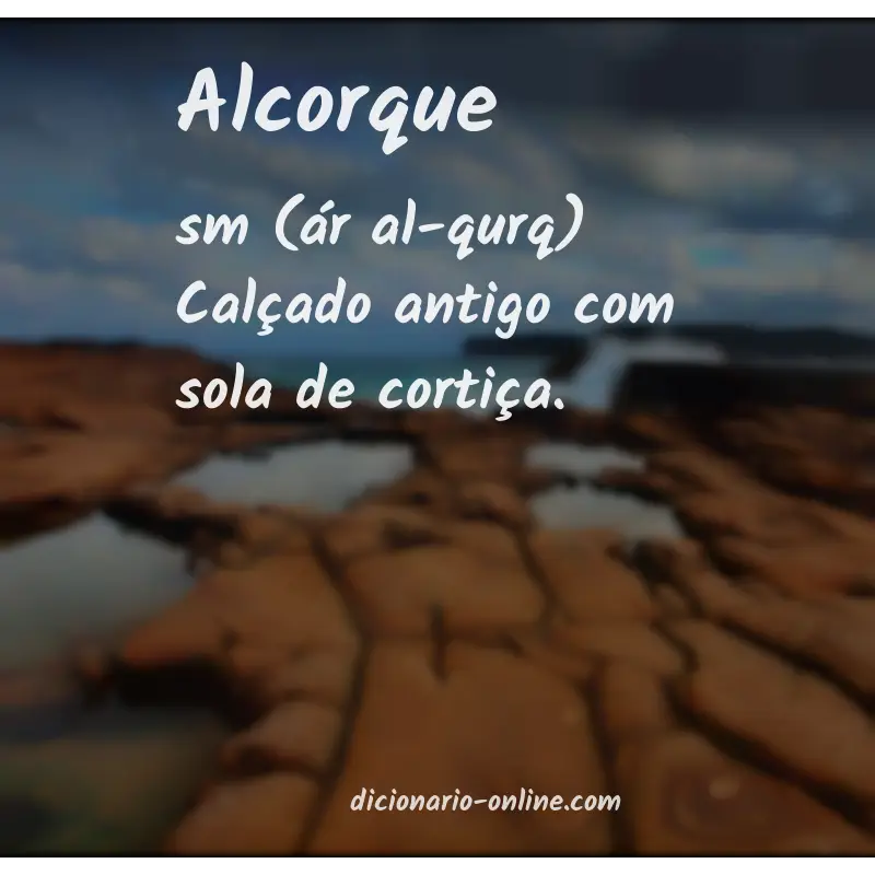 Significado de alcorque