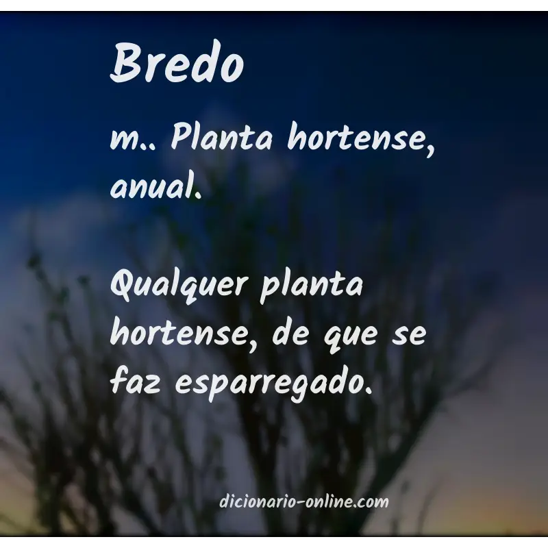 Significado de bredo