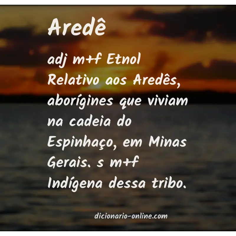 Significado de aredê