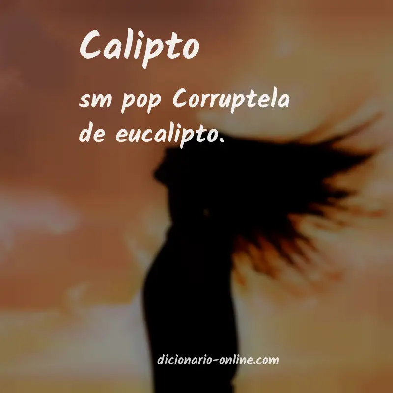 Significado de calipto