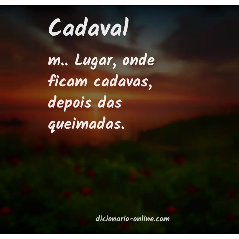 Significado de cadaval