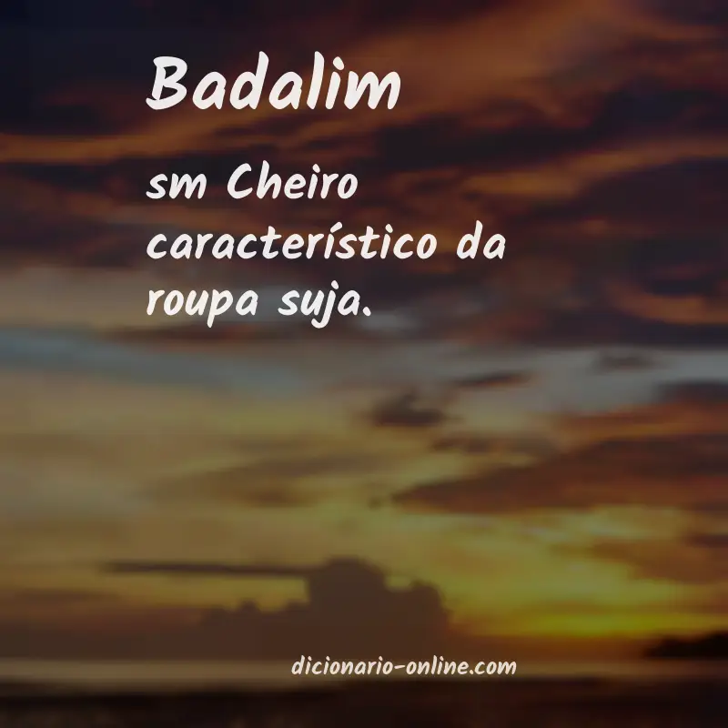 Significado de badalim