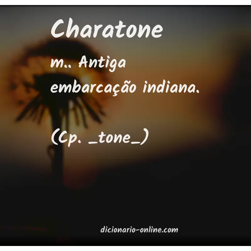Significado de charatone