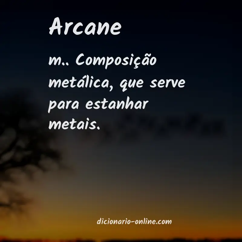 Significado de arcane