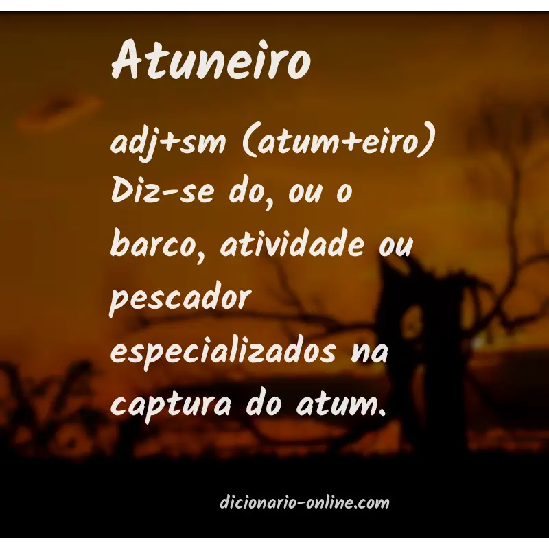Significado de atuneiro