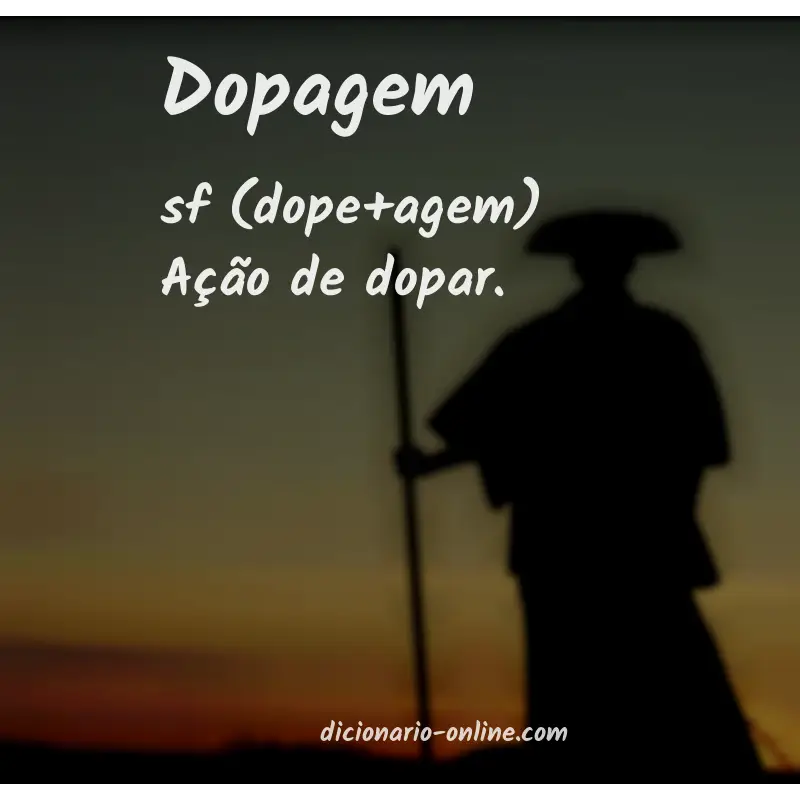 Significado de dopagem