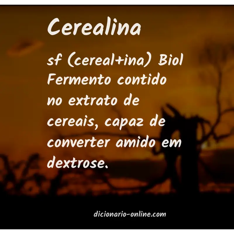 Significado de cerealina