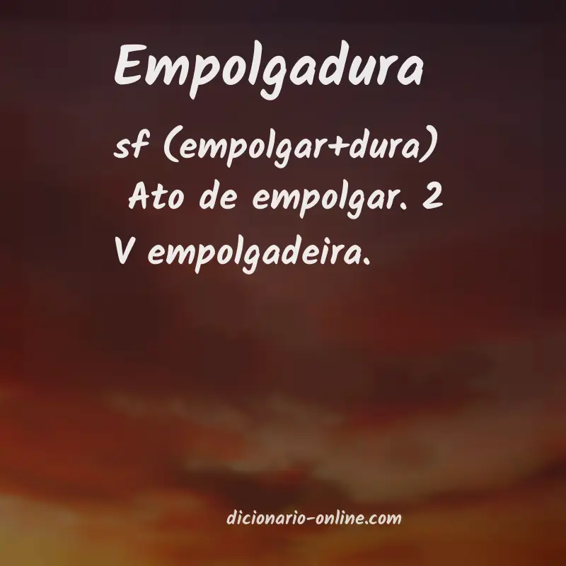 Significado de empolgadura