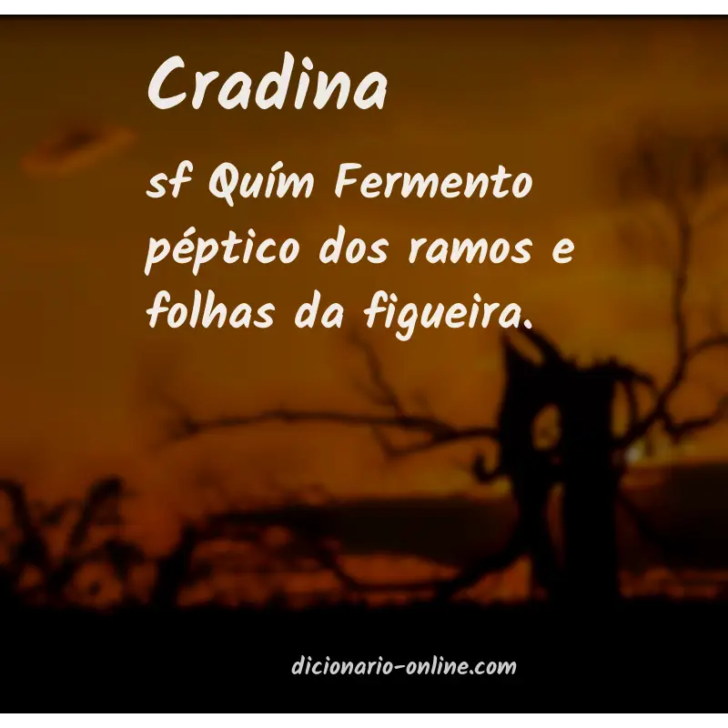 Significado de cradina